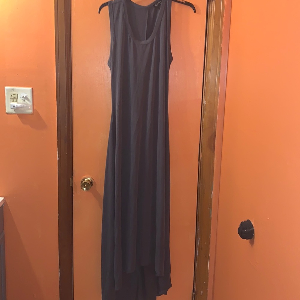 *3 for $25* JESSICA SIMPSON MAXI HIGH LOW DRESS W/ cutoff on back Size Large